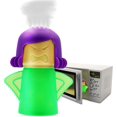 thumbnail image 1 of Angry Mama Limpiador a vapor para microondas, limpiador de microondas, manchas de suciedad en minutos con vinagre y agua (verde) ER, 1 of 5