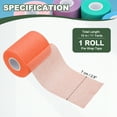 thumbnail image 2 of Uxcell Pre Wrap Tape, Non-Slip Grip Cushion Wrap Prewrap Athletic Tape Fitting for (Tennis- Badminton - Pickleball - Sports) Orange, 2 of 7