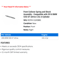 thumbnail image 2 of Front Coilover Spring and Shock Assembly - Compatible with 2016 BMW 535i GT xDrive 3.0L 6-Cylinder, 2 of 2