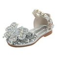 thumbnail image 5 of Otqutp Pageant Flower Girls Dance Shoes Fashion Spring and Summer Children Dance Shoes Girls Dress Show Princess Shoes Pearl Rhinestone Sequins Cartoon Animal Shape Shoes, 5 of 5