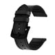 thumbnail image 1 of Correa de Reloj de 20 mm, Correa de Cuero y Silicona para Smartwatch Compatible con Amazfit/Huawei/Casio/Fossil, Negra+Hebilla Negra oso de fresa Electrónica, 1 of 5
