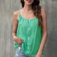 thumbnail image 1 of Blusa cómoda con tirantes sólidos y cuello redondo sin costuras para mujer Pompotops qyievc1088, 1 of 7