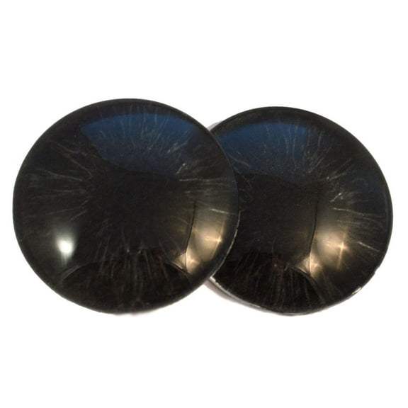 All Black Horror Glass Eyes