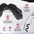 thumbnail image 3 of SAFEJAWZ Sports Mouth Guard, Dual Layer Adults and Junior Mouthguard with Case (Mo, Adult (12+ Years)), 3 of 7
