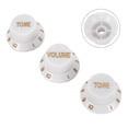 thumbnail image 2 of Lefu 3PCS Guitars Strat Knob 1 Volume 2 Tone Control Knobs For Guitar Accessories, 2 of 10