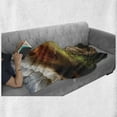 thumbnail image 6 of Nature Soft Flannel Fleece Blanket, Dazzling Big Rain Cloud over Earth Path Road Countryside Field Climate Energy Image, Cozy Plush for Indoor and Outdoor Use, 70" x 90", Multicolor, by Ambesonne, 6 of 6