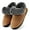 Brown, variant on Women's Fuzzy Memory Foam Closed Back Slippers Faux Fur Lined House Shoes