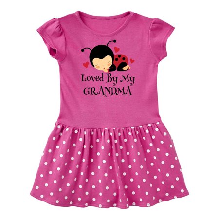 Loved By Grandma ladybug Infant Dress