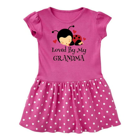 Loved By Grandma ladybug Infant Dress
