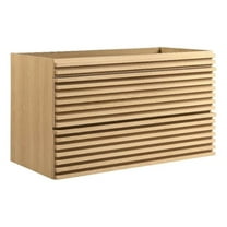 Render 36" Wall-Mount Bathroom Vanity Cabinet