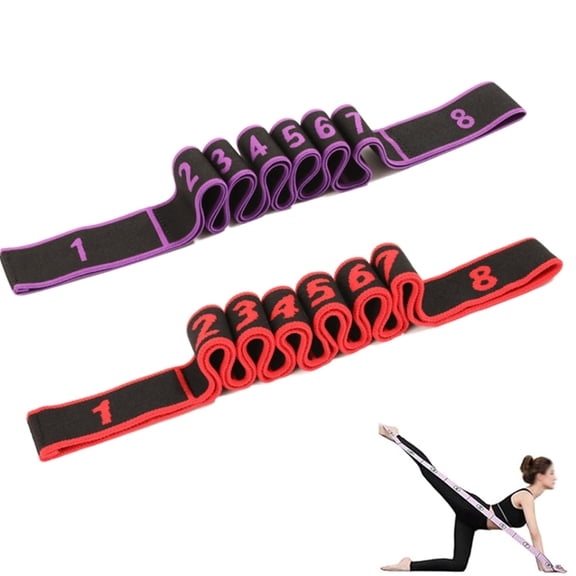 Fitness Resistance Bands with Handles, Fitness Resistance Band for Stretching and Yoga, Fashion Puller Exercise, Adjustable Bands for Full Body Stretching Shaping