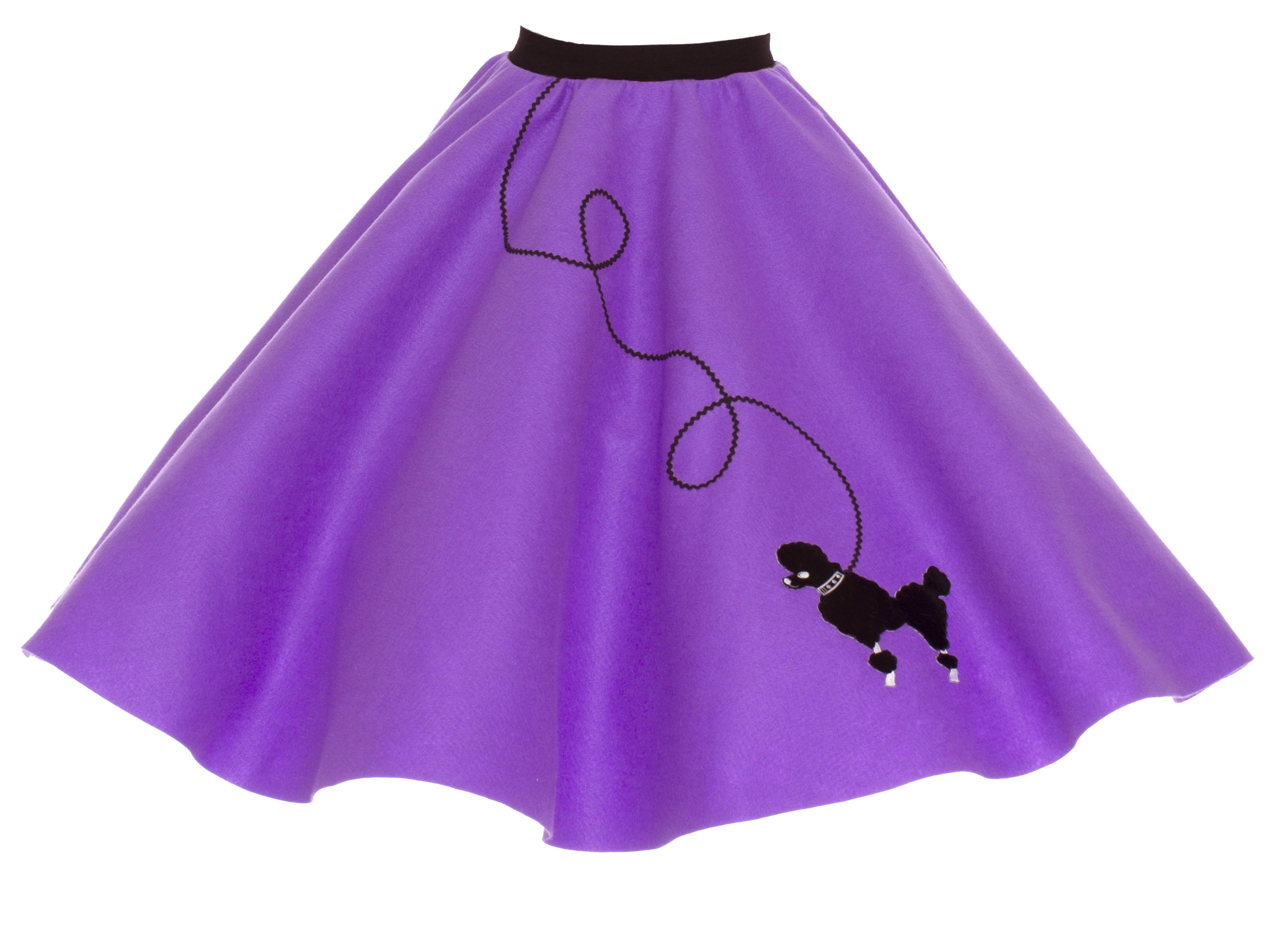 Adult Poodle Skirt - 50's POODLE SKIRT - M/L / Purple - Walmart.com