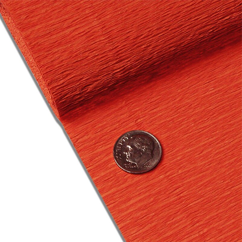 Orange Crepe Paper 19" X 3yd by Paper Mart