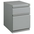 thumbnail image 3 of Pemberly Row 20"D Mobile Pedestal File 2-Drawer Filing Cabinet Box/File - Silver, 3 of 7