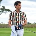 thumbnail image 3 of Balery Rose Flowers Camisa Polo de Hombre con Estampado, de Manga Corta y Tejido Medio, Camisa Tipo Golf Polo-X-Large, 3 of 6