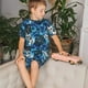 thumbnail image 4 of Fotbe Turtle，Shell Algae Starfish Coral Pijama Estampada de 2 Piezas para Niños – Ropa de Dormir de Manga Corta Cómoda para Niños y Niñas, Camiseta y Shorts de Algodón-X-Large, 4 of 6