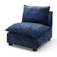 thumbnail image 5 of LUCKHAO Oversized Modular Sectional Sofa with Movable Ottoman, Chenille Cloud Couches Set for Living Room, Modern DIY Combination Convertible U / L Shaped Sofas, 5 of 7