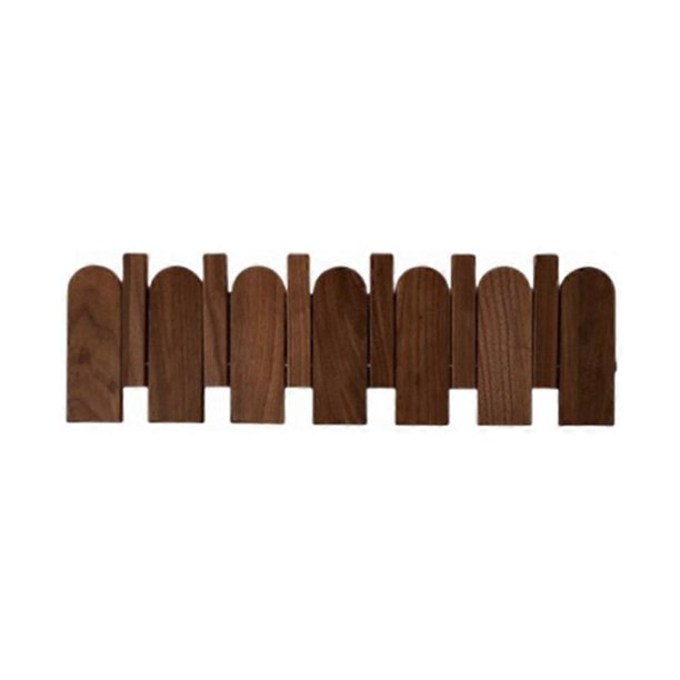Wood Wall Mounted Coat Rack with Hidden Decorative Hook Clothes Hat Key Hanger Closet for Living Room Furniture D