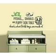 thumbnail image 3 of FROGS AND SNAILS AND PUPPY DOG TAILS #2~ WALL DECAL, 13" X 26", 3 of 6