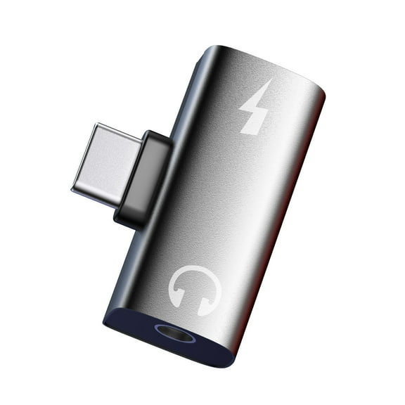 Usb C To 3.5Mm Headphone And Charger Adapter 2 In 1 Type C To Audio Jack With Pd Fast Charge Support For Multiple Devices