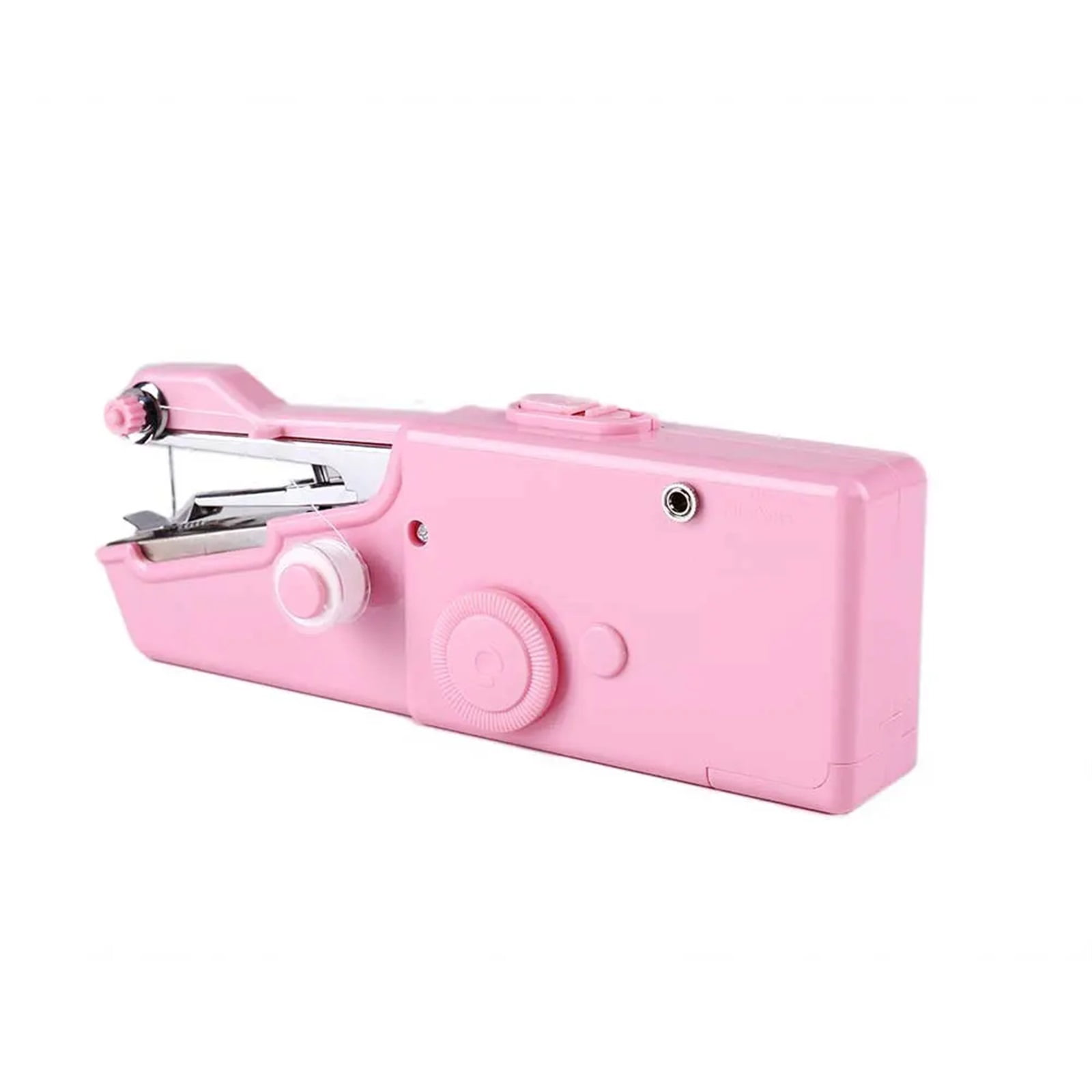 Portable Sewing Machine Manual Mini Electric Straight Stitch Household Needlework Set Repairs DIY Clothes Stitching Tools