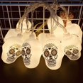 thumbnail image 1 of Cadena de luz led de Halloween fantasma festival araña calabaza cadena de luz calavera ojo decoración color 3 m, 1 of 2