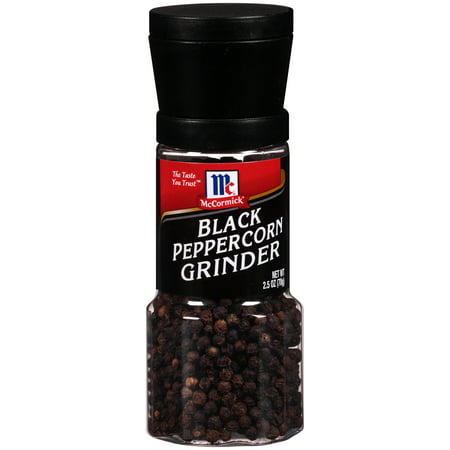 McCormick Black Peppercorn Grinder, 2.5 oz (Best Ready Made Peppercorn Sauce)