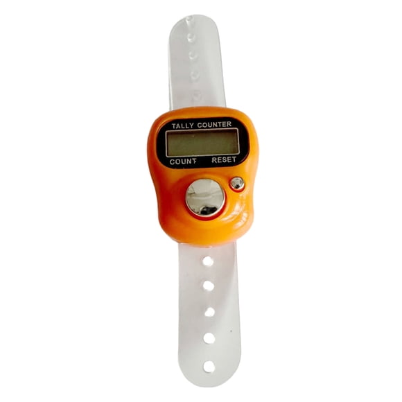 5 Digit Led Digital Counter Plastic Handheld Tally Counter with Ring for Lap Counting Sports Fitness