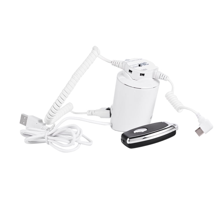 Yctze Secure Phone Display Stand With Anti-Theft Alarm & Charging - 100-120dB Alarm, 5V/1A Output, For Retail Stores
