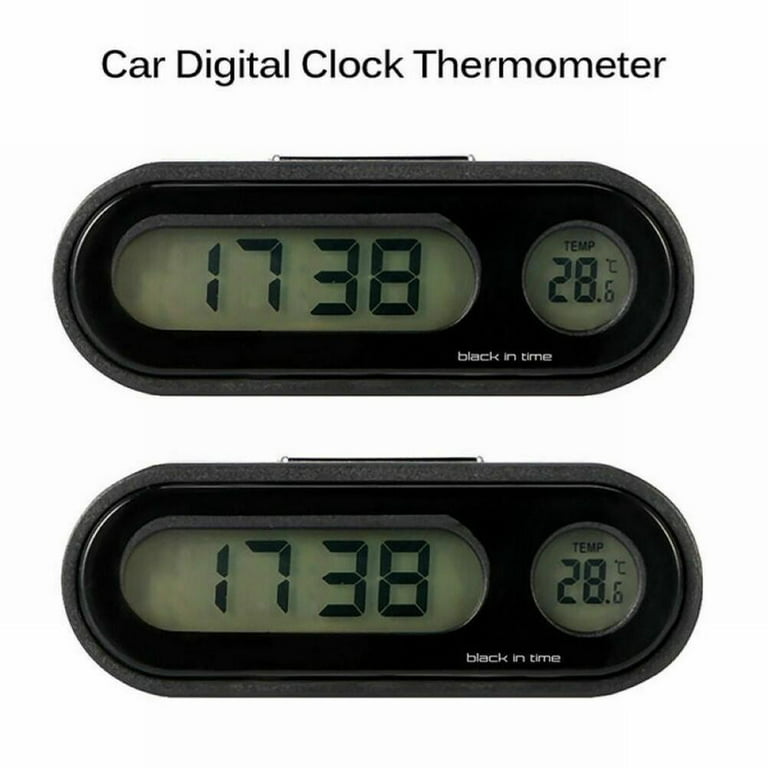 CT66 Car Thermometer Clock Digital Clock Mini Auto Watch