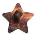 thumbnail image 2 of Star Night Light Auto On/Off Plug-in Wall Light with Light Sensor Warm White LED for Home Party Majestic Powerful Lion, 2 of 6