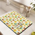 thumbnail image 3 of Magical Night Owl Coffee Station Mat - Colorful Hand-drawn Owl Counter Mat, 3 of 7