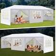 thumbnail image 2 of Zimtown Tienda con Dosel para Fiesta de Bodas de 10'x30', 8 Paredes Laterales Removibles con Ventanas Laterales, 2 of 8
