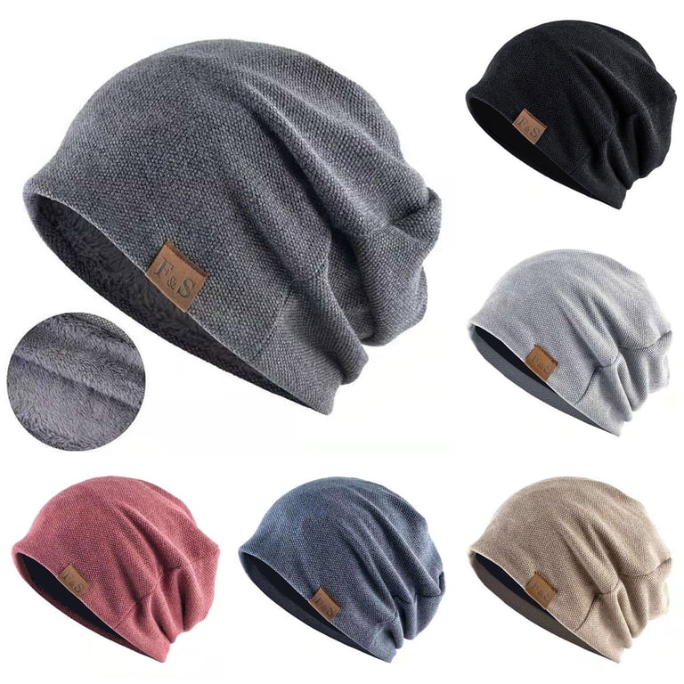 Bonnet Homme Long 2THESTARS Bonnet D'hiver En Tricot Pour Homme Et Femme Avec Doublure En Bonnet Homme Femme Réversible Bonnet Homme Long 2THESTARS Bonnet D'hiver En Tricot Pour Homme Et Femme Avec Doublure En Bonnet Homme Femme Réversible