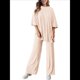 thumbnail image 3 of Traje Informal de Dos Piezas para Mujer, Ideal para Viajes y Vacaciones. Beige S, 3 of 9