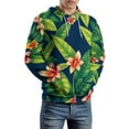 thumbnail image 5 of Tropical Floral Pattern(2) 3d Sweatshirts Hoodie Fashion Casual Personality Men's Women Street Hoodie Pullovers Long Sleeve Comfortable Top, 5 of 6