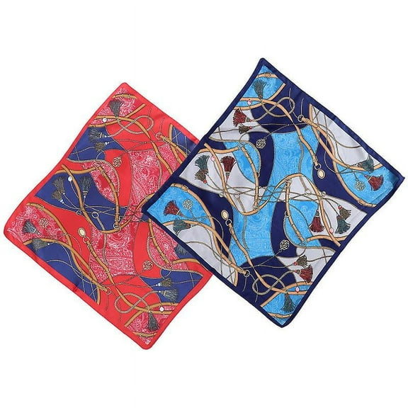 2pcs Small Silk Scarf