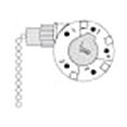 thumbnail image 5 of Zing Ear ZE-268S5 4 Speed 4 Way 5 Wire Rotary Speed Control Pull Chain Switch for Ceiling Fans - Antique Brass, 5 of 5