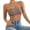 Grey, variant on Under $5 Womens Underwear Women Solid Seamless Ice Silk Strapless Bra Anti-Slip Gathering Bandeau Bra With Wavy Trim Comfort Skin-Friendly Slimming Support Brassiere Gkeoshab