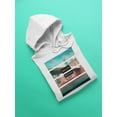 thumbnail image 3 of Brooklyn Bridge Abstract Design Hoodie Men - Men Hoodie, White, 4XL, 3 of 4