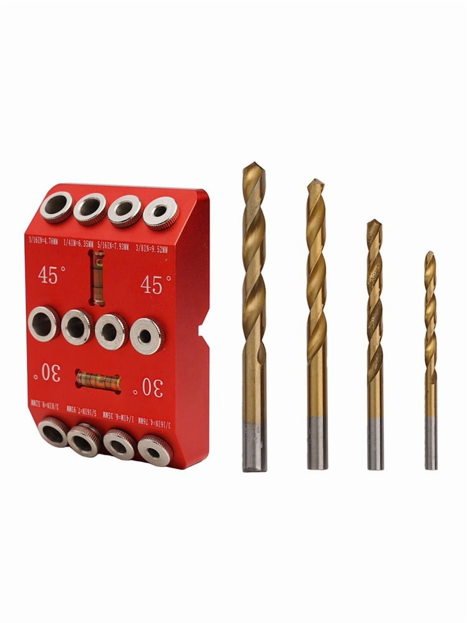 Wodtesl 30 45 90 Degree Angle Drill Hole Guide Jig For Angled And Straight Hole Drill Hole Guide Jig Stable Drilling With Locking Clamp