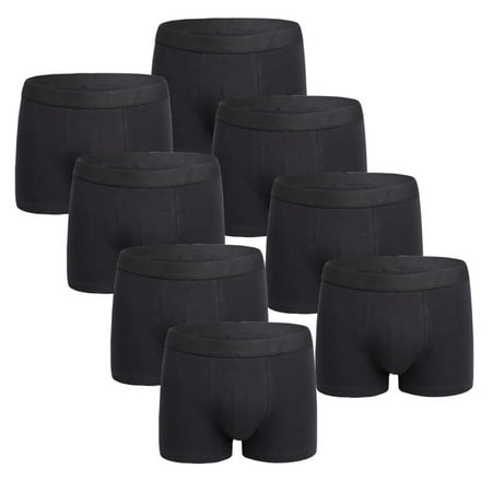 

DORKASM Men s Underwear Boxer Brief Cotton Breathable Cotton Comfortable Moisture Wicking Underwear for Men Briefs Black XL 8 Pack