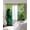 Green, variant on Funny Dinosaur Blackout Curtains for Bedroom/Living Room, Thermal Insulated Kitchen Curtains, Playing Guitar Palm Tropical Fern Silhouette Grommet Darkening Window Treatment Drapes 42"x84"x2