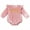 Pink + Gold, variant on IBTOM CASTLE Infant Baby Girls Velvet Romper First Birthday Outfit Ruffles Long Sleeve Bodysuit Jumpsuit Christmas Fall Winter Clothes for Photo Shoot 12-18 Months Pink + Silver