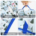 thumbnail image 6 of Light Blue Christmas House and Tree Pattern Toddler Nap Mats for Kids Preschool,51"x22" Sleeping Mat Bag or Kids,Toddler Sleeping Bag,Toddler Nap Mat or Daycare, 6 of 6