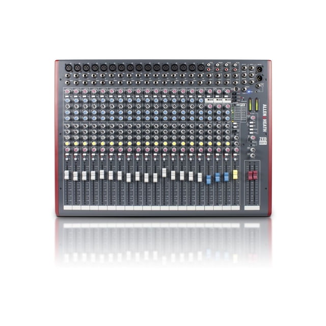 Mezcladora ZED-22FX Allen&Heath 16 Canales Interfase USB 16 Efectos Internos Ecualizador de 3 Bandas