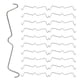thumbnail image 1 of 100 piezas de ganchos de acero inoxidable para sujetar clavijas, clips para tableros perforados., 1 of 5