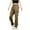 Khaki., variant on Agkizg Women's Winter Fleece Lined Pants,Unisex Fall Winter Fleece Lined Thickened Windproof Waterproof Outdoor Straight Leg Cargo Pants with Multiple Pockets Warm Trousers Pants