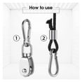 thumbnail image 4 of Single Pulley Block Heavy-Duty Wire Towing Wheel, Wire Rope Crane Pulley Versatile Rust-Proof M15/M50 Lifting Single Pulley ,Easy to Install, 4 of 6