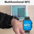 thumbnail image 4 of NEW Smart Watch NFC 2.0-inch AMOLED Screen Bluetooth Call Sport Waterproof Smartwatch Ultra Series 8 Men Women For IOS Android Black Leather_6 AMOLED original, 4 of 7